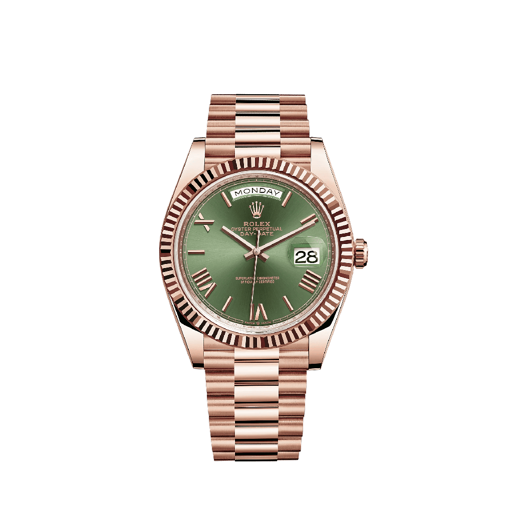 Rolex Day-Date - RoseGold Green Dial