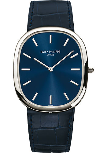 Patek Philippe Golden Ellipse - Blue Dial