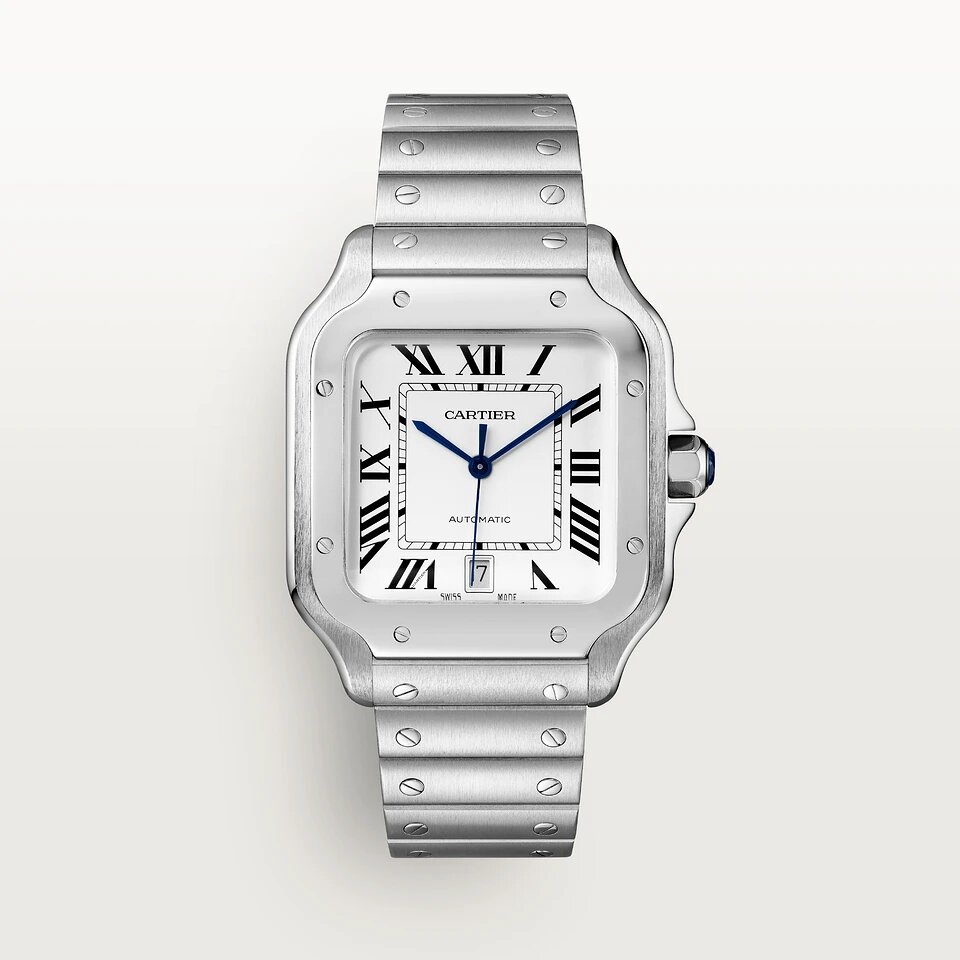 Cartier Santos - FullSteal White Dial