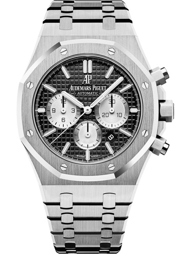 Audemars Piguet Royal Oak Chrono - Black/White Dial