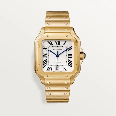 Cartier Santos - Gold White Dial